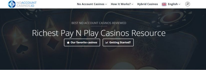 no registration casinos list